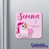 Calamita di compleanno Unicorno grazioso PERSONALIZZABILE con il nome e gli anni! Idea per bomboniera!