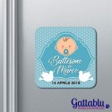Calamita bimbo Battesimo PERSONALIZZABILE CON IL NOME E LA DATA, idea bomboniera per nascita e Battesimo!