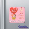 Calamita Save The Date Mongolfiera, idea bomboniera matrimonio PERSONALIZZABILE con nomi degli sposi e data!