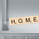Set di 4 calamite Home, letterine dello Scarabeo