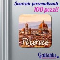 Set di 100 pezzi, calamite con STAMPA PERSONALIZZABILE per souvenirs città, ricordi di viaggio per turisti, per il tuo negozio!
