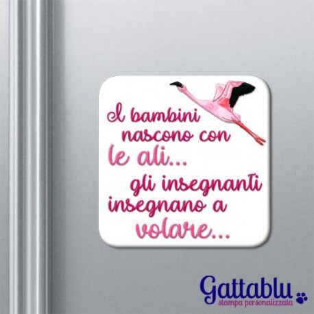 Calamita Piccolo Principe con frase e decori