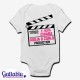 Body pagliaccetto neonato, bimba, Ciak è nata! PERSONALIZZABILE CON NOMI DI BIMBA E GENITORI!
