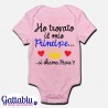 Body pagliaccetto neonato, bimba, Ho trovato il mio principe, si chiama Papà!