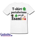 T-shirt uomo Portafortuna per gli esami! Idea regalo per studente, esami di scuola o università!