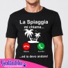 T-shirt uomo La Spiaggia mi chiama... ed io devo andare!