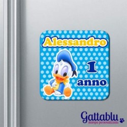 Set x 10 calamite compleanno bimbo PERSONALIZZABILI CON NOME e ANNI! Idea bomboniera Baby paperino!