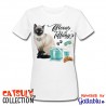 T-shirt donna Catsule Collection: Meows at tiffanie's! (gatti pazzi parodia divertente film)