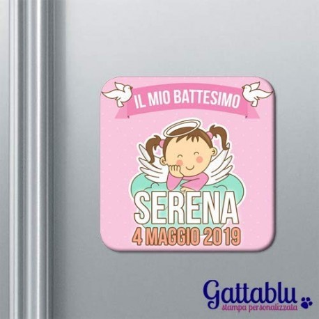 Set x 10 calamite Il mio Battesimo PERSONALIZZABILI CON NOME E DATA, idea bomboniera per bimba!