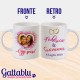 Tazza mug 11 oz Oggi Sposi, PERSONALIZZATA con FOTO, NOMI E DATA DEL MATRIMONIO, idea regalo o bomboniera festa nozze!
