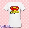  T-shirt donna Super Infermiera! Idea regalo per brava infermiera o studentessa scienze infermieristiche!
