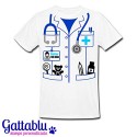  T-shirt uomo Camice da pediatra, dottore per bambini, idea regalo per medico o laurea, studente di medicina pediatria! 