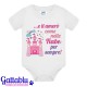 Body pagliaccetto neonato, bimbo e bimba, E ti amerò come nelle fiabe: per sempre! Idea regalo nascita e gravidanza!