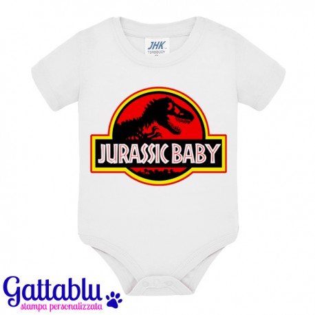 Body pagliaccetto neonato, bimbo bimba, Jurassic Baby bebè dinosauro divertente, Jurassic Park inspired!