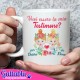 Tazza mug 11 oz Vuoi essere la mia Testimone? Bamboline! PERSONALIZZABILE CON I NOMI DELLA SPOSA E DELLA TESTIMONE!