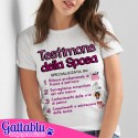 T-shirt donna Testimone della Sposa specializzata tuttofare! Personalizzabile come vuoi!