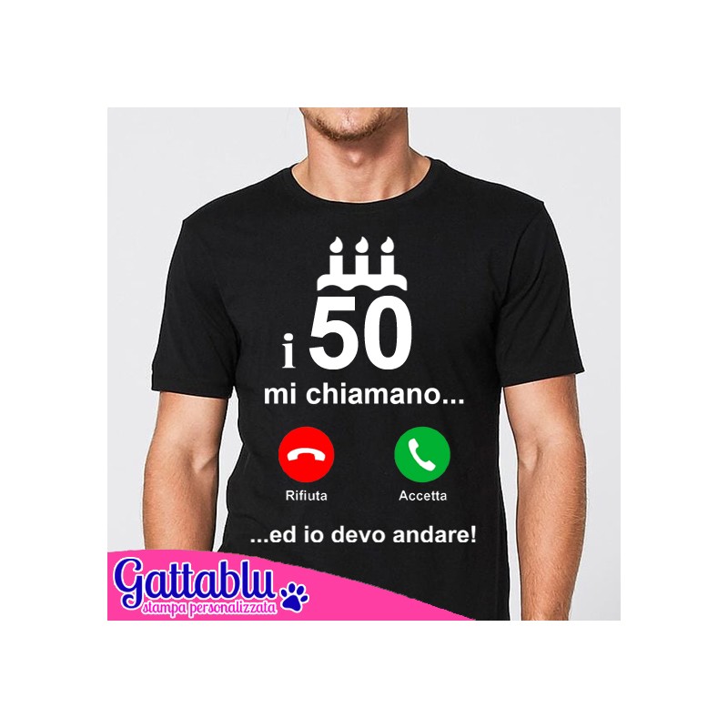 T-Shirt Personalizzata per Lui Nessuno è Perfetto - Idea Regalo 50 Anni