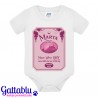 Body bimba Etichetta Vino doc PERSONALIZZATO CON NOME, PESO E ANNO DI NASCITA!
