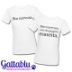 Pacchetto x 2 t-shirt Sto Nervosa + Stavo Nervosa, ora sto proprio Esaurita! Idea regalo divertente anti stress! Bianche!