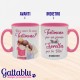 Tazza mug 11 oz rosa Vuoi essere la mia Testimone? Sorella per la Vita PERSONALIZZABILE CON LA DATA! Addio al Nubilato!