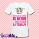 T-shirt donna Team Damigelle - Regola n° 3: in caso di crisi di nervi tira fuori la tequila! Addio al Nubilato!