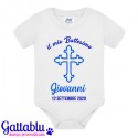 Body neonato bimbo Il mio Battesimo PERSONALIZZATO CON NOME E DATA!