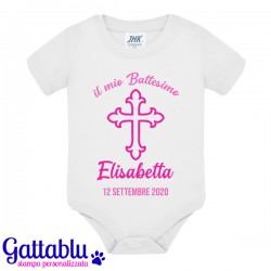 Body neonata bimba Il mio Battesimo PERSONALIZZATO CON NOME E DATA!