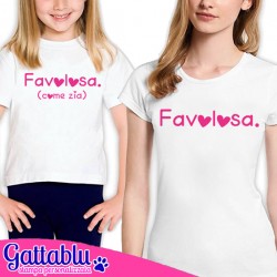 Coppia di t-shirt zia e nipote Favolosa e Favolosa (come zia), idea regalo divertente!