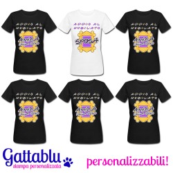 Pacchetto 6 t-shirt Addio al Nubilato FRIENDS spioncino serie tv style, sposa e 5 amica della sposa!