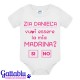 Body bimba Zia vuoi essere la mia Madrina? SI o No PERSONALIZZATO CON NOME, divertente regalo per battesimo!