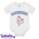 Body bimbo PERSONALIZZATO CON IL NOME! Regalo per corredino nascita bebè, unicorno kawaii!