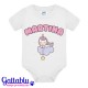 Body bimba PERSONALIZZATO CON IL NOME! Regalo per corredino nascita bebè, unicorno kawaii!