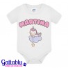 Body bimba PERSONALIZZATO CON IL NOME! Regalo per corredino nascita bebè, unicorno kawaii!