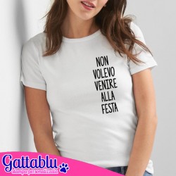 T-shirt donna Antisocial: non volevo venire alla festa! Divertente idea regalo anti social!