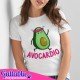 T-shirt donna Avocardio, avocado kawaii che fa cardio, divertente idea regalo per sport e dieta!