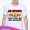 T-shirt uomo Addio al Celibato: Mi sposo, loro sono qui solo per bere! Futuro sposo!