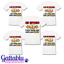 Pacchetto 5 t-shirt Addio al Celibato Mi sposo, loro sono qui solo per bere! Sposo + 4 amici!