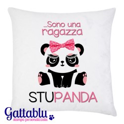 Federa Sono una ragazza STUPANDA! Panda divertente kawaii fashion!