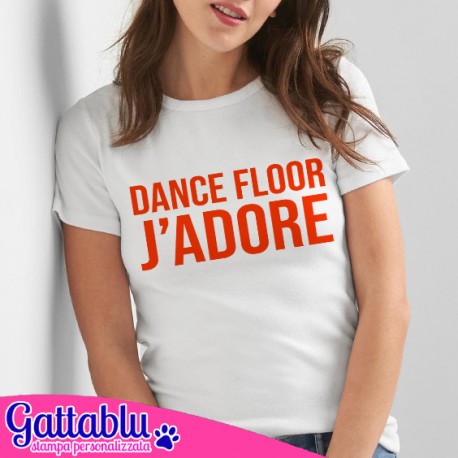 T-shirt donna Dance Floor J'Adore - French Kiss Collection