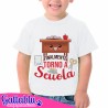 T-shirt bimbo e bimba Finalmente torno a scuola! Back to school!