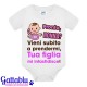 Body pagliaccetto neonato, bimba, Pronto nonna? Vieni subito a prendermi, tua figlia mi infastidisce!
