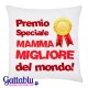 Federa per cuscino Premio speciale Mamma migliore del mondo, idea regalo per la festa dei nonni!