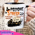  Tazza Mug 11 oz Pozione di Strega, tossica, velenosa, Non Bere! Divertente, con zucche e Pipistrelli, Halloween Decor! 