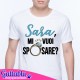 T-shirt uomo Mi Vuoi sposare? Personalizzata con Nome Sposa! Sorpresa proposta di Matrimonio, Fidanzamento!