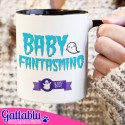  Tazza Mug 11 oz Baby Fantasmino, bimbo, idea regalo divertente di famiglia, Halloween decor!