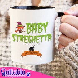  Tazza Mug 11 oz Baby Streghetta, bimba, idea regalo divertente di famiglia, Halloween decor!