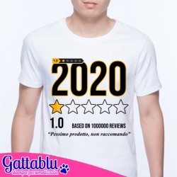 T-shirt uomo 2020 recensione divertente, pessimo prodotto, non raccomando, review duemilaventi!