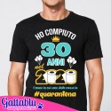 T-shirt uomo Ho compiuto Gli Anni nel 2020 Anno della Quarantena! Compleanno Divertente, Scegli Il Numero!