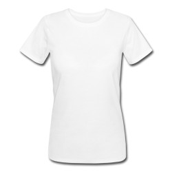 T-shirt donna bianca personalizzabile con le tue immagini!