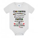 Body bodino neonato bimbo e bimba PERSONALIZZATO CON IL NOME Buona prima festa della mamma!